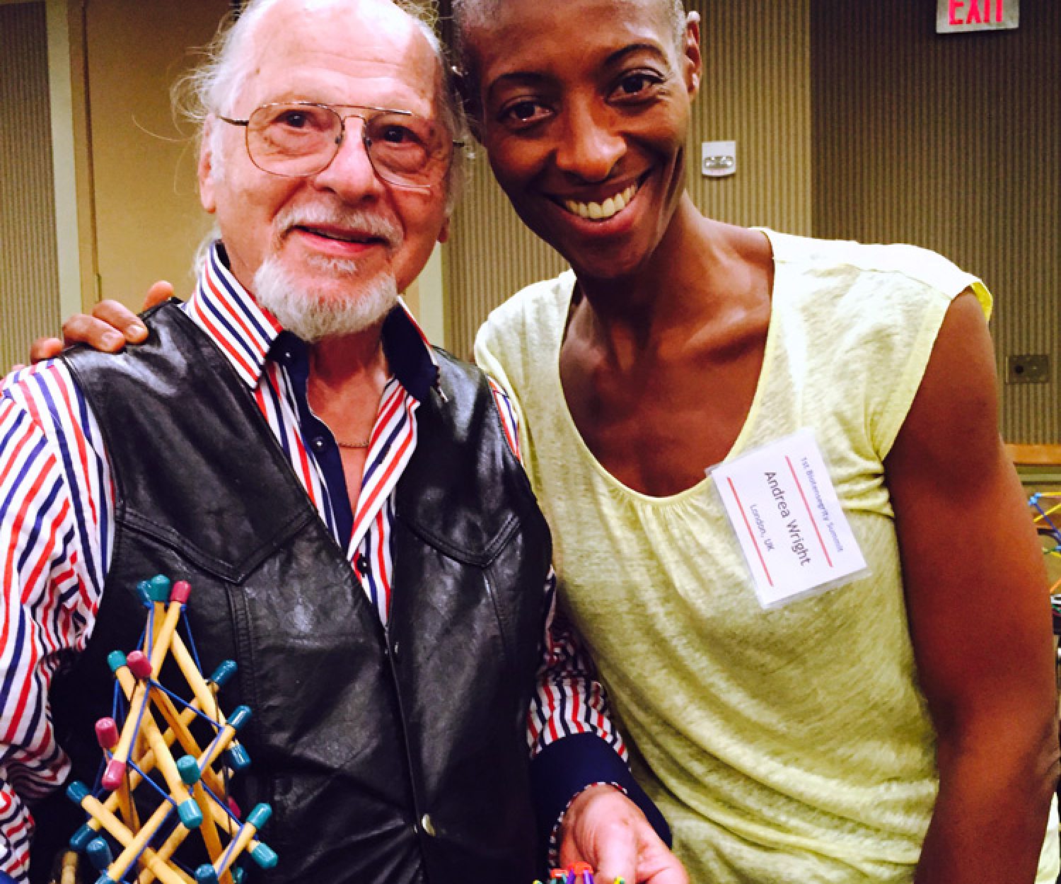 With Dr Stephen Levin, biotensegrity pioneer